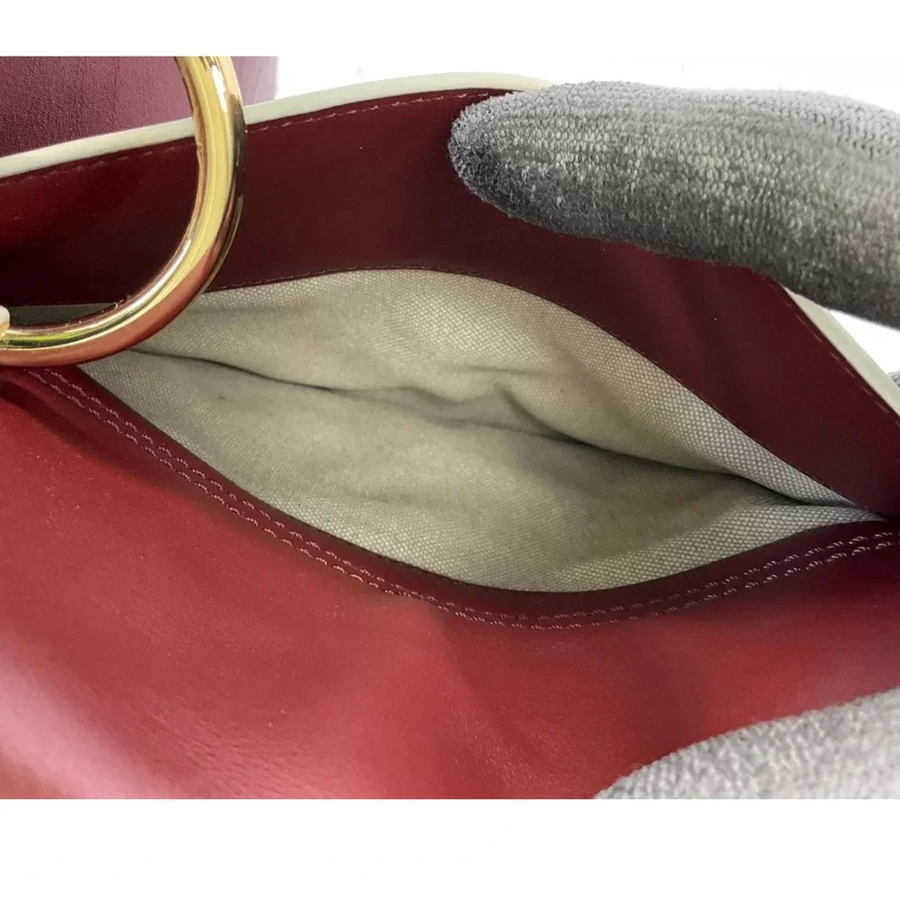 NWT Diane von Furstenberg  Leather  Saddle Bag - Picture 11 of 12
